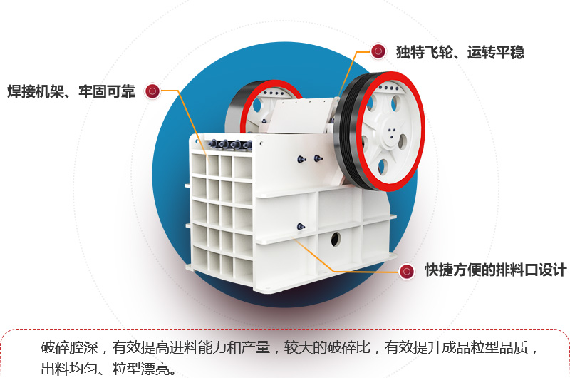 颚式破碎机优点多多 颚式破碎机优点多多