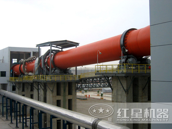 氧化锌回转窑现场 氧化锌回转窑现场
